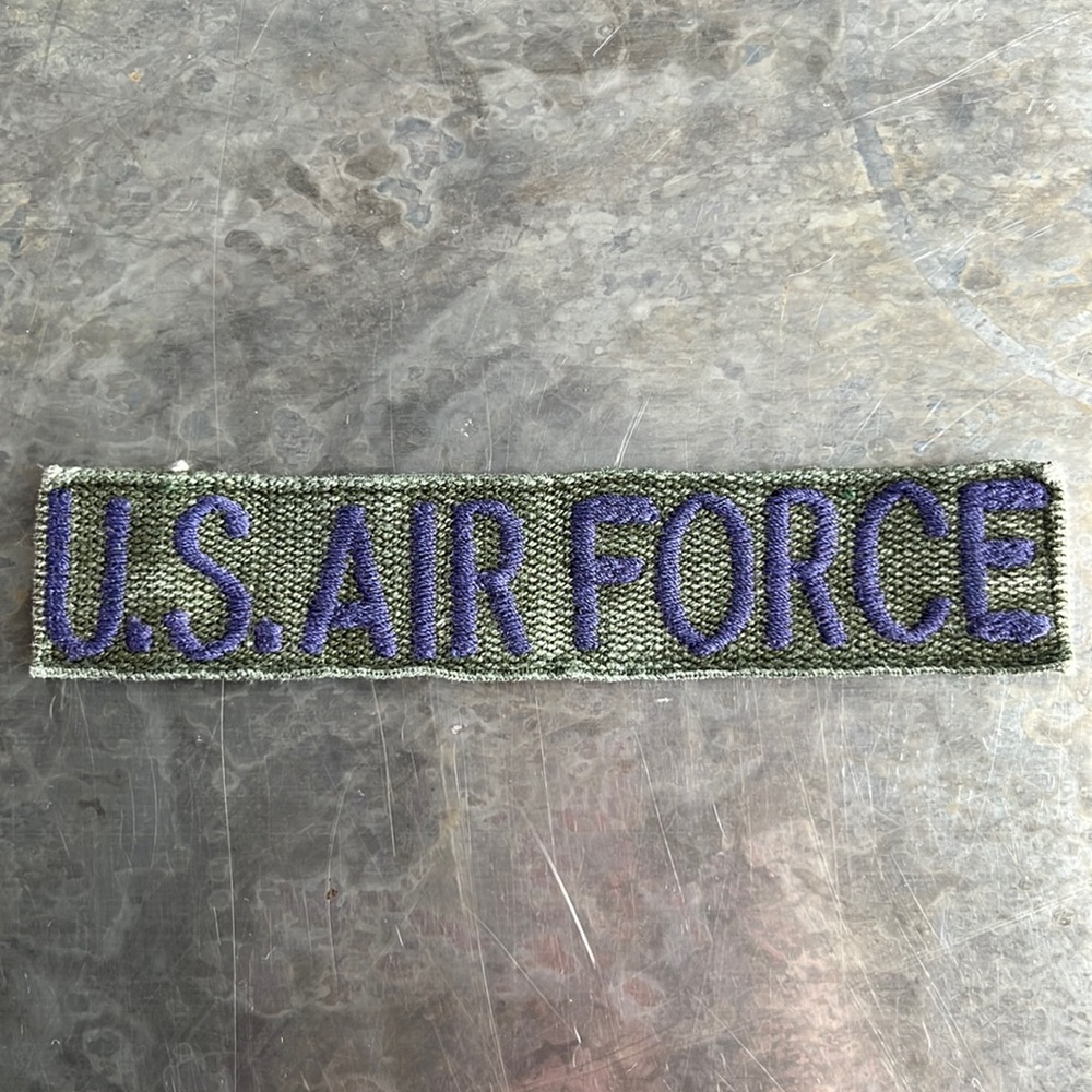 U.S. AIR FORCE embroidered tape patch - Vintage